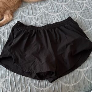Women's Sleek Black Athletic Shorts
